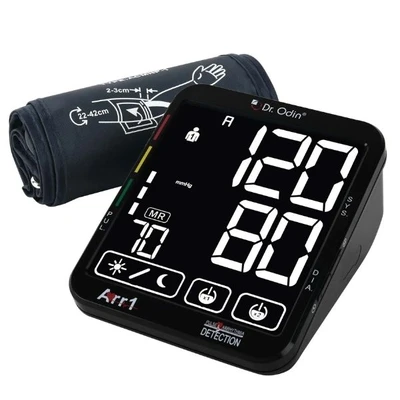 Dr. Odin BP156A-A Digital BP Monitor with Touch Display, Talking Function, Large Display, Dual User Memory